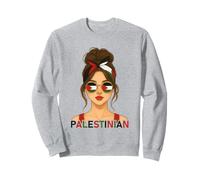 Palestinian Girl Palestine Flag Palestinian Girlfriend Wife Sweatshirt
