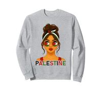 Palestinian Girl Palestine Flag Palestinian Girlfriend Wife Sweatshirt
