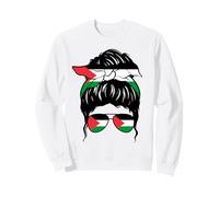 Palestinian Girl Palestine Flag Proud Palestinian Woman Sweatshirt