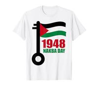 Palestinian Key Palestine Nakba Day Palestinian Flag 1948 T-Shirt