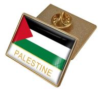 Palestinian Map Flag Label Pins National Emblem Brooch Badges Coat of Arms of Palestine Brooch Pins for Hat Clothes Backpack