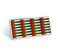 Palestinian Vintage Flag Metal Badge Rectangular Stainless Steel Badges Decorative Lapel Pins Clothing Backpack Accessory Gift