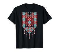 Palestinian Women's Traditional Folklore Dress Decor Jordanian T-Shirt