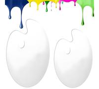 Palette, Art Paint Tray Palettes For Artist Painting Diy Art Craft With Thumb Hole And Protective Film (10 x 15/15 x 20 Cm)