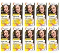 Palette Colour Shampoo 5-0 (221) Middle Brown Hair Colour - Full Box - with English Instruction Leaflet (Pack of 10)