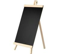 PALETTE CRAFT® Black Easel Stand 25x46cm (1 Piece) Premium Artist Chalkboard Table Decoration for Kids Learning Finishing Welcome Sign Wedding Decor Message Board