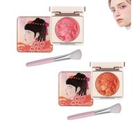 Palette For Cheeks,Embossed Girl Blush for Cheeks,Matte Face Powder Blush Palette,Face Matte Blush Palette,Makeup Blush,Natural Makeup for All Skins (Mixed)