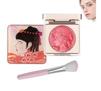 Palette For Cheeks,Embossed Girl Blush for Cheeks,Matte Face Powder Blush Palette,Face Matte Blush Palette,Makeup Blush,Natural Makeup for All Skins (Pink)