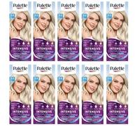 Palette Intensive Colour Cream 10-2 (A10) Ultra Ash Blonde Hair Colour - Full Box - with English Instruction Leaflet (Pack of 10)