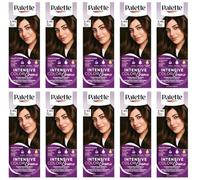 Palette Intensive Colour Cream 3-65 (W2) Dark Chocolate Hair Colour - Full Box - with English Instruction Leaflet (Pack of 10)