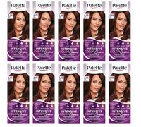 Palette Intensive Colour Cream 4-88 (RF3) Intensive Dark Red Hair Colour - Full Box - with English Instruction Leaflet (Pack of 10)
