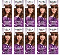 Palette Intensive Colour Cream 5-68 (R4) Chestnut Hair Colour, Full Box, with English Instruction Leaflet (Pack of 10)