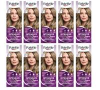 Palette Intensive Colour Cream 7-21 Ash Medium Blonde Hair Colour - Full Box - with English Instruction Leaflet (Pack of 10)