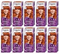 Palette Intensive Colour Cream 7-77 Intensive Red Hair Colour - Full Box - with English Instruction Leaflet (Pack of 10)