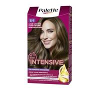 Palette Intensive Creme Color 5-1 Light Ash Brown, Permanent Hair Dye With Macadamia & Almond Oil, 100% Coverage Of Grey Hair And Roots For Color