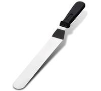 Palette Knife - Stainless Steel Pallet Knife Cake Spatula - Ideal for Cake Decorating, Smoothing Icing, Frosting & Pastries - Perfect Baking Tool for Home & Professional Use (Black)