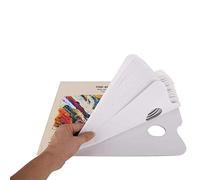 Palette Paper, 30 Sheets A3 Tear Off Paper Palette Artist Paint Matching Paper Palette Pad Coated Paper for Watercolor Oil Painting Gouache