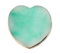 Palette - Small Heart Shape Color Mixing Plate, Gel Polish Palette | Golden Edge nailHolder, Multifunctional Supplies, Cosmetic Mixing Tools For Home, nailSalon
