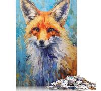 Paletten-Fuchs-Malpuzzle, 1000 Teile, für Erwachsene und Jugendliche ab 12 Jahren, Weihnachtsgeschenke, 1000 Teile (38 x 26 cm)