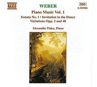 Paley - WEBER: Piano Sonata No. 1 / Invitation to the Dance / Variations, Opp. 2 and 40