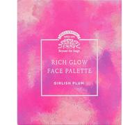 Palganton Rich Glow Face Palette 02 G Plum Skin Makeup Apply with your brush or fingers. As blush, apply C and D to cheeks. As a highlighter, apply A