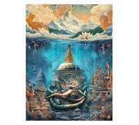 Pāli - "Tale of the Chhepu" - 1200 Piece Premium Jigsaw Puzzle based on Folk Tales and Myths - Includes Booklet containing Story about the Art [H3825]