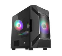 PALICOMP Gaming PC Desktop - AMD Ryzen 5 9600X Turbo 5.4Ghz 6 Core - 32GB DDR5 RAM - 1TB M.2 SSD - 2TB HDD - NO OS - RTX4060 8GB - WIFI6 - Bluetooth V5.3 - STRONGHOLD BLACK