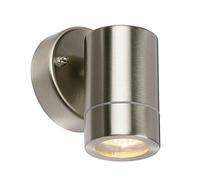 Palin Exterior Interior Stainless Steel Light Outdoor Garden Wall Light Spotlight Downlight GU10 IP44 Rated