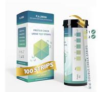 Palinoia Double-Check Protein Test Strips Kit: Twice More Reliable Urine Protein Test, Urine Test Strip for Home Protein Analysis for F Assessment