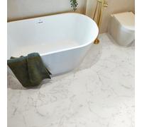 Palio By Karndean Ivory Calacatta Marble Effect Embossed Luxury Vinyl Click Tile, 2.74M²