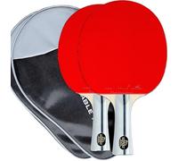 Palio Expert 3.0 Table Tennis Bat & Case | ITTF Approved High-Performance Ping Pong Racket for Beginners | Maximum Spin & Control (Set of 2 Bats)