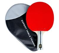 Palio Expert 3.0 Table Tennis Bat & Case | ITTF Approved High-Performance Ping Pong Racket for Beginners | Maximum Spin & Control (Single Bat)