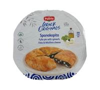 Paliria Spanakopita 400G Fyllo Pie with Spinach, Feta Cheese and Mizithra Cheese Deep Frozen Ready to Bake Product of Greek Pack of 1