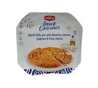 Paliria Spirals Fyllo with Cheese Yoghurt 800G Traditional Pie with Mizithra Cheese and Feta Cheese Deep Frozen Product of Greek Pack of 1