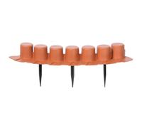 (Terracotta, 8) Palisade Garden Grass Border Wall Fences Edge