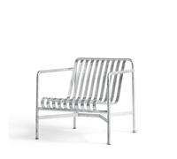 HAY - Palissade Lounge Chair Low, Hot Galvanized - Hot Galvanized