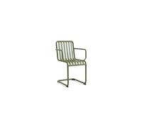 HAY - Palissade Cantilever Armchair, Olive powder coated steel - Green