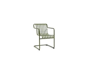Palissade Cantilever Dining Chair With Armrest Olive