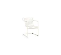 Palissade Cantilever Dining Chair With Armrests Cream White