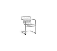 Palissade Cantilever Dining Chair With Armrests Hot-dip Galvanized Steel