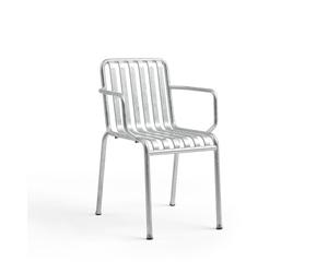 Palissade Chair with Armrests Hot-dip Galvanized Steel