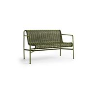 Palissade Cord Dining Bench With Armrests Olive