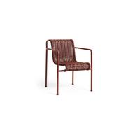 Palissade Cord Dining Chair With Armrests Iron Red