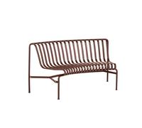 Palissade Park Dining Bench IN 1 Piece Incl. Mounting Set Not Freestanding Iron Red