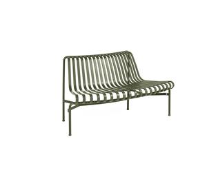 Palissade Park Dining Bench Out 1 Piece in ssembly Kit Not Freestanding Olive