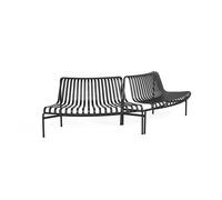 Palissade Park Dining Bench Out/Out Beginner Set of 2 Anthracite