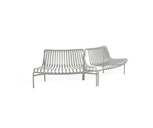 Palissade Park Dining Bench Out/Out Beginner Set of 2 Sky Gray