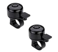 Paliston Bike Bell Bicycle Bell Crisp Sound for Adults Kids Boys Girls Black & Black