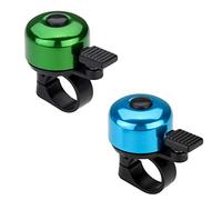 Paliston Bike Bell Bicycle Bell Crisp Sound for Adults Kids Boys Girls Blue & Green