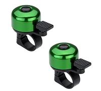 Paliston Bike Bell Bicycle Bell Crisp Sound for Adults Kids Boys Girls Green & Green